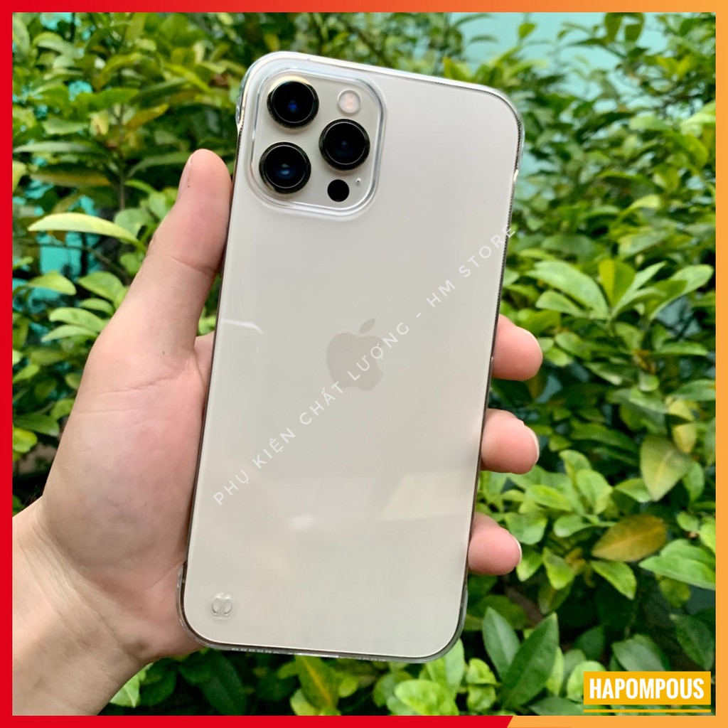 Ốp lưng iphone 13/iphone 12/iPhone 11/Pro/Pro Max/X/XR/XS/XS Max /7g/8g/7Plus/8Plus/SE, Không viền trong suốt