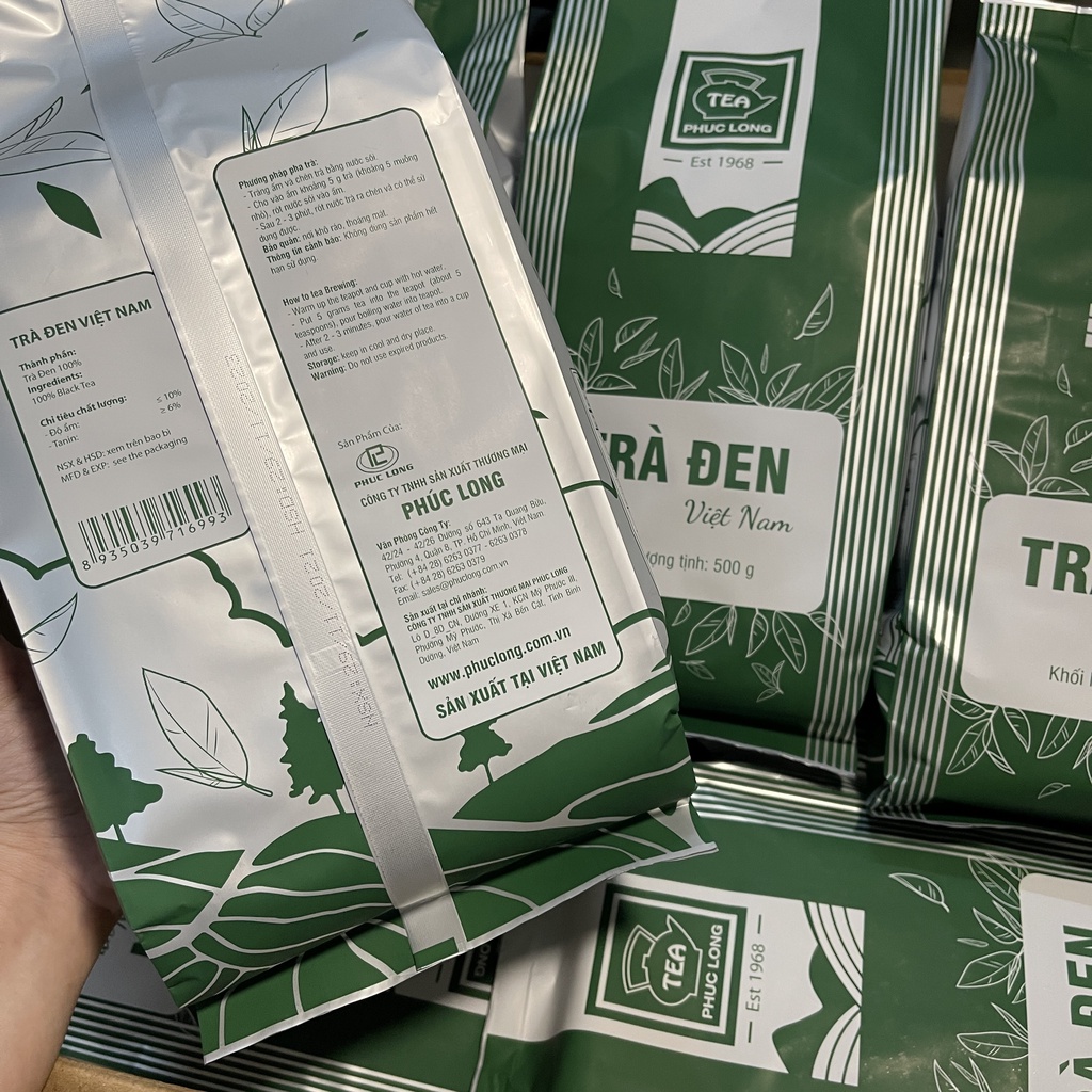 Trà đen (Hòng trà) Phúc Long - trà pha trà sữa - gói nhỏ, chiết lẻ - 200gram