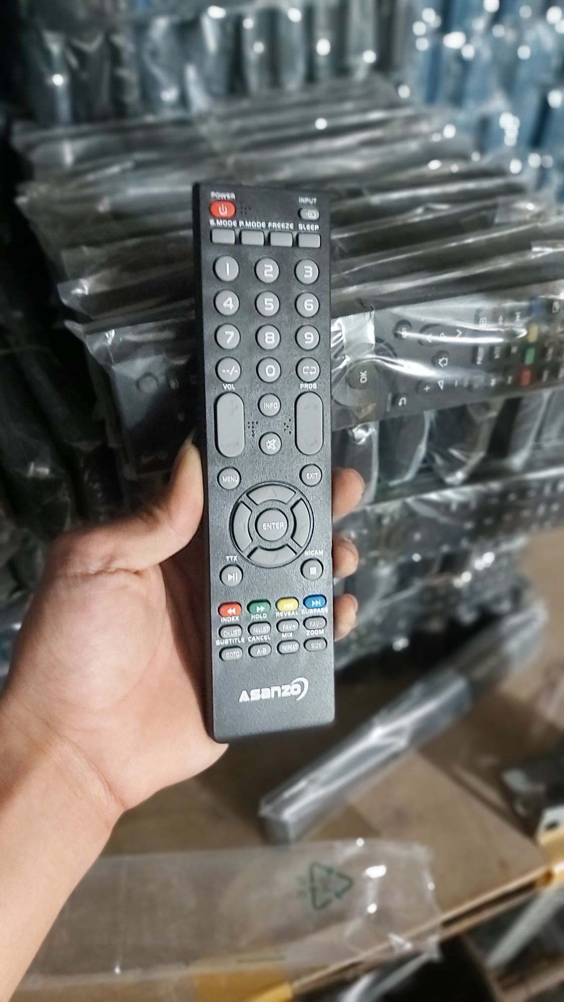 điều khiển tivi ASANZO vuông dầy