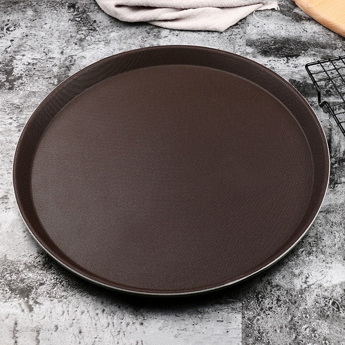 [HCM]Khay phục vụ chống trượt tròn 30cm