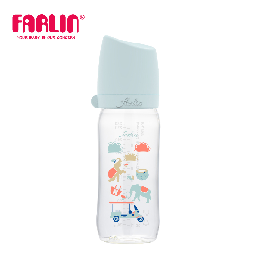 Bình Sữa Nhựa Cổ Rộng Mẫu Mới FARLIN -280ml