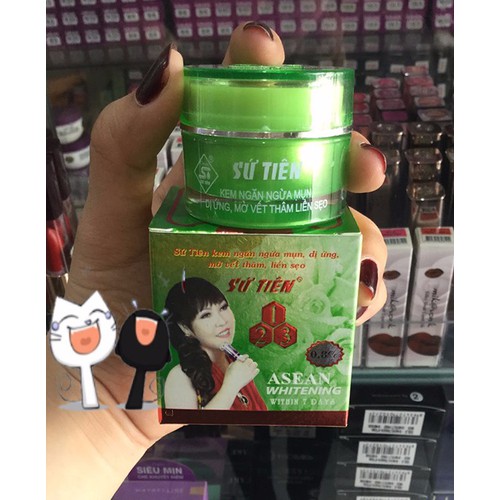Kem sứ tiên xanh lá ngừa mụn dị ứng mờ vết thâm liền sẹo 8g