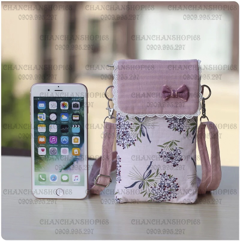 Túi điện thoại HOA LAY ƠN 3 ngăn