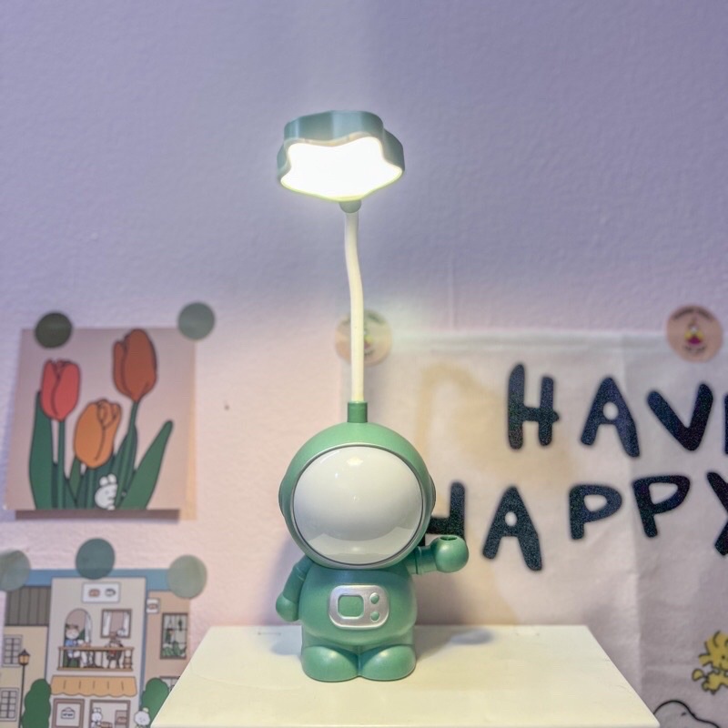 🪐 Đèn học để bàn phi hành gia - Đèn led kèm cáp sạc 🪐