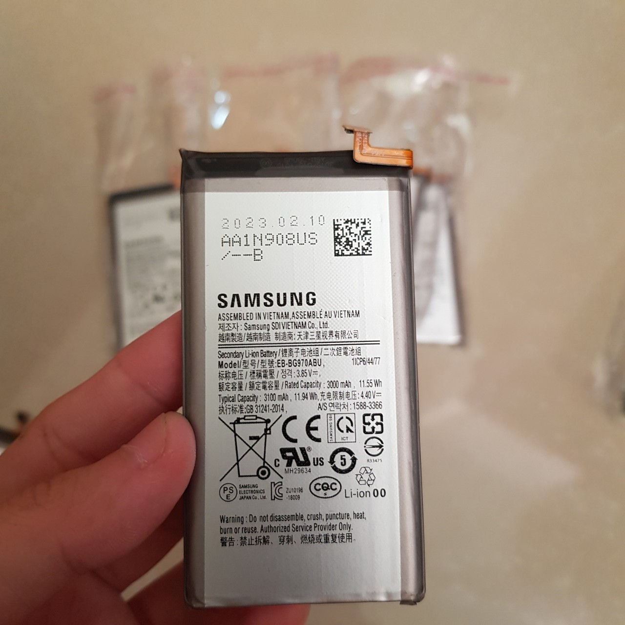 Pin Samsung S10E mã EB-BG970ABU