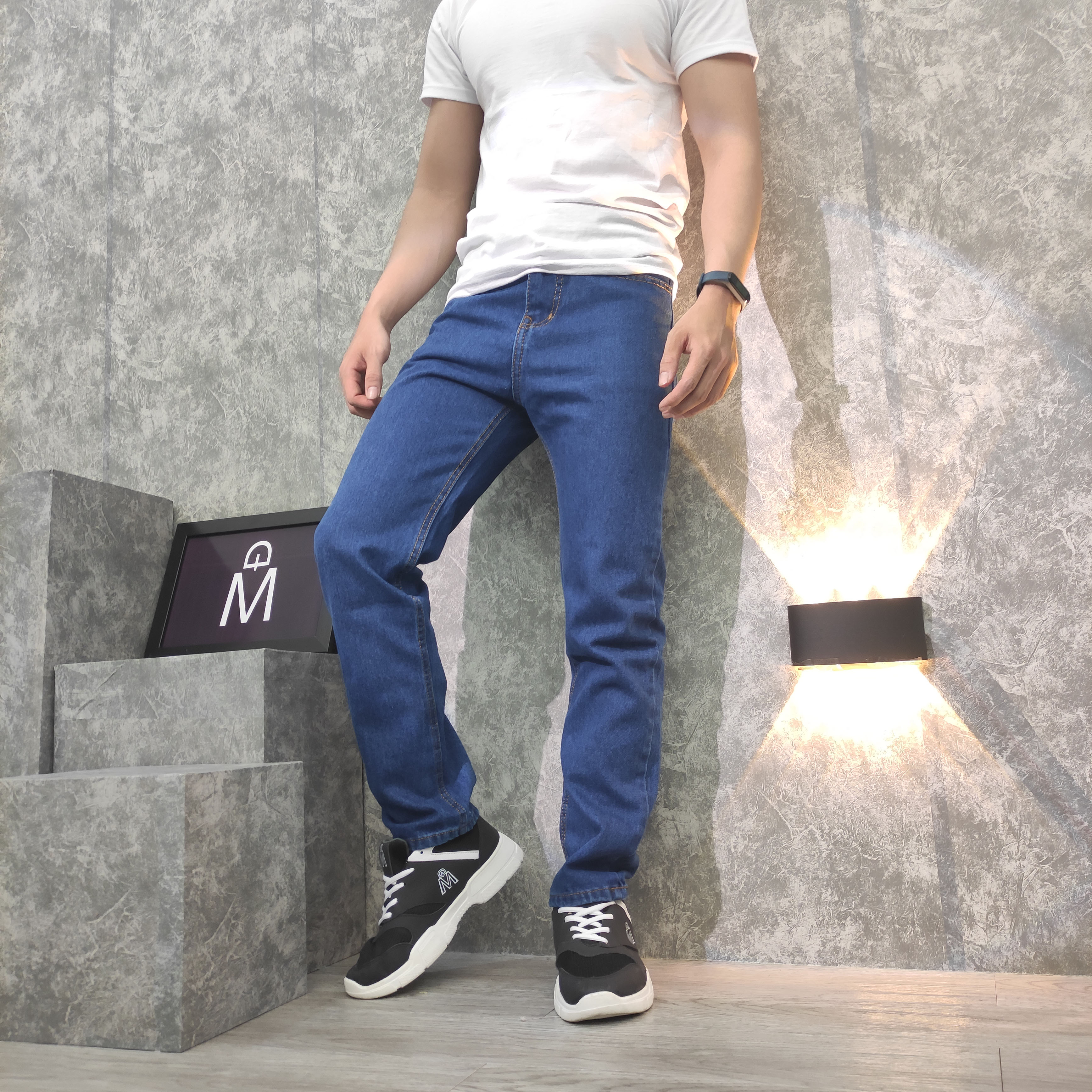 [HCM]Quần jean nam Muidoi Q62 (Xanh nhạt)