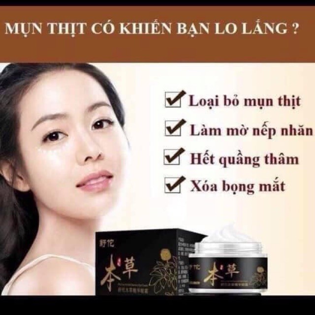 Kem Xóa Mụn Thịt Quanh Mắt Hết Thâm Giảm Bọng Mắt