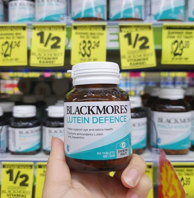 Bổ Mắt cao cấp Blackmores Lutein Defence - 60 Viên