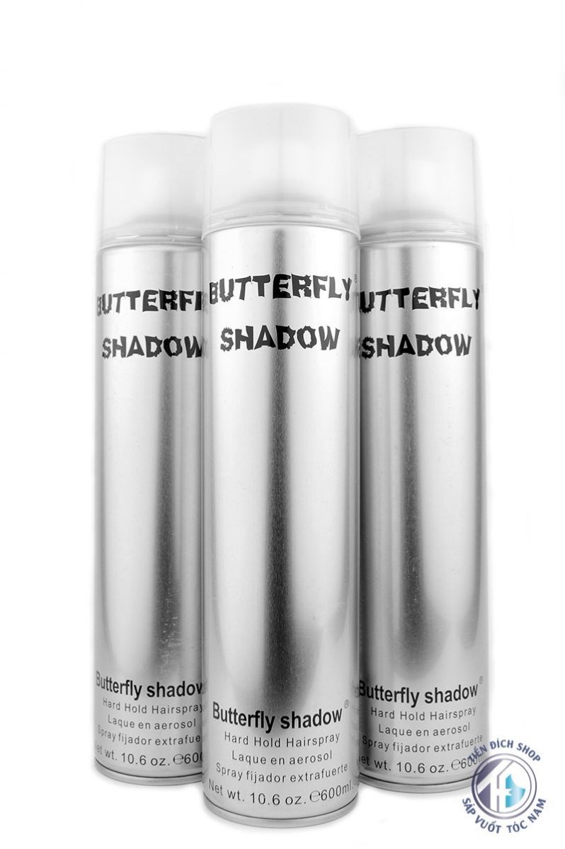 [HCM]Gôm xịt tóc Butterfly Shadow 600ml