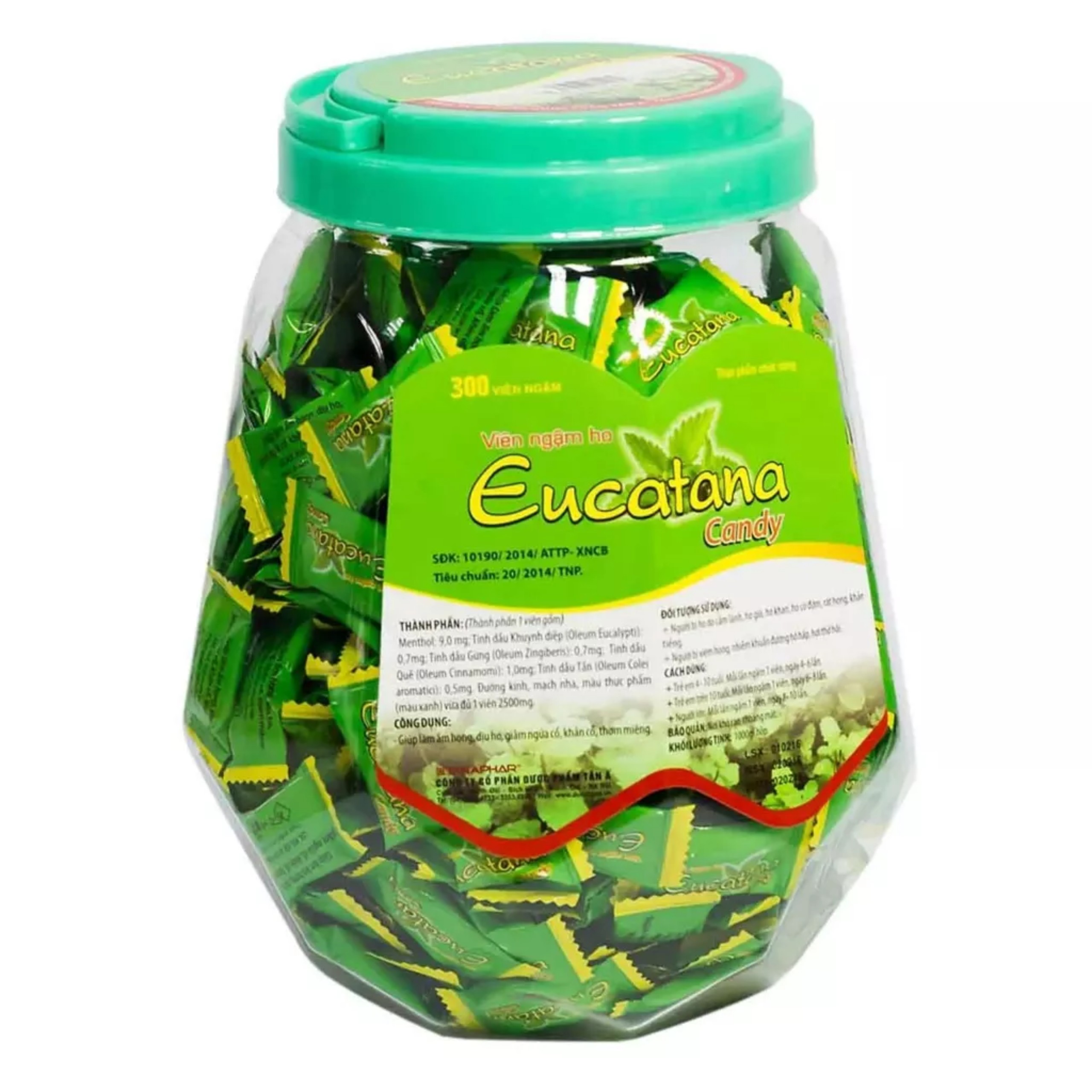 Viên ngậm họ Eucatana hương bạc hà