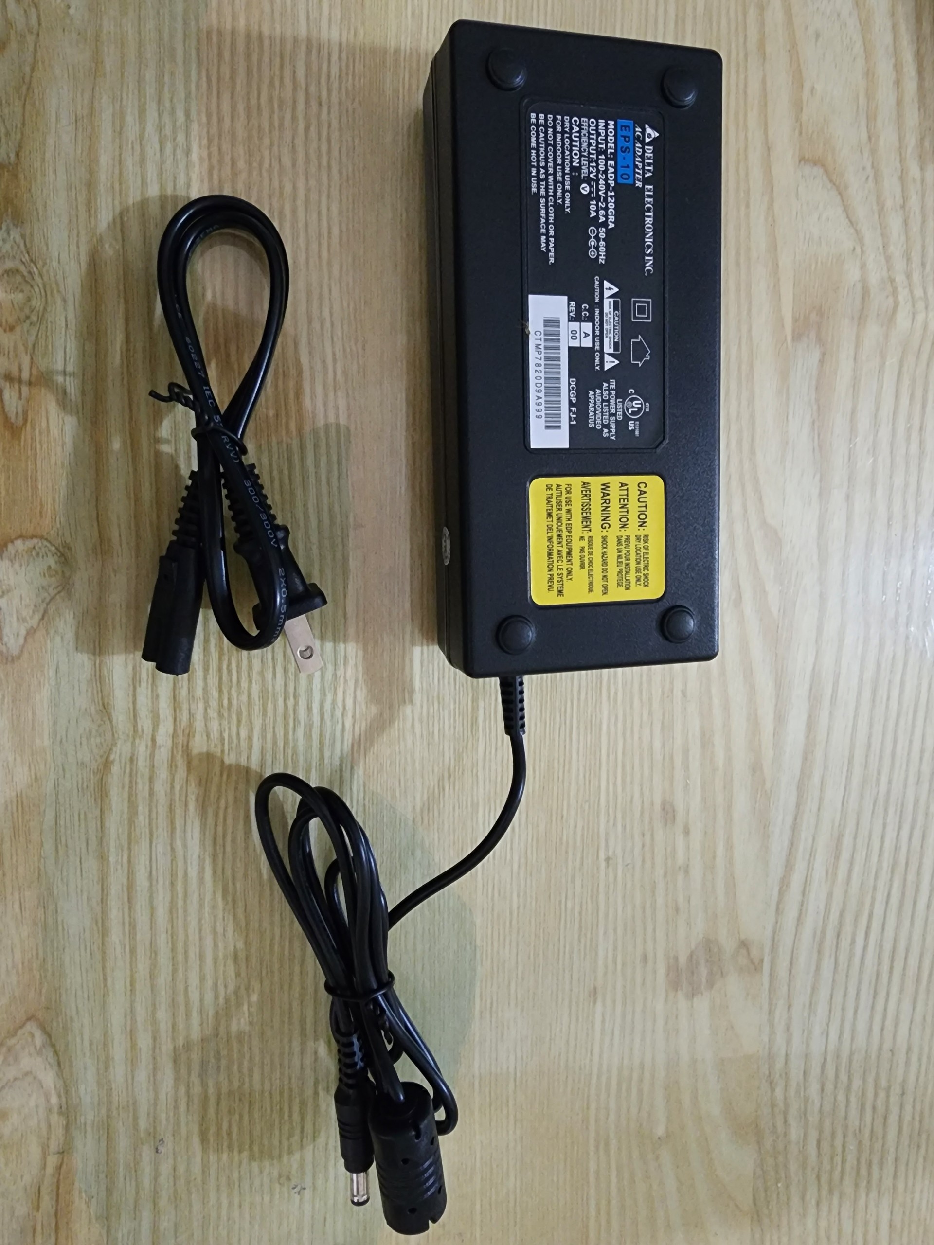 Adapter nguồn DELTA 12V 10A loại xịn dành cho camera