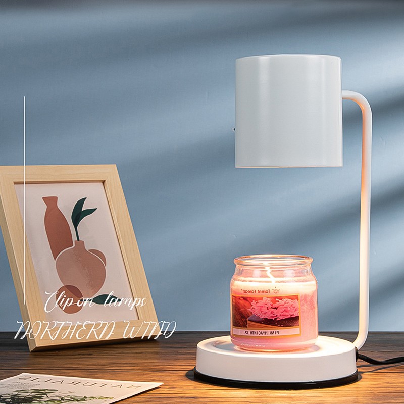 Đèn đốt nến pha lê tím hình trụ cao cấp