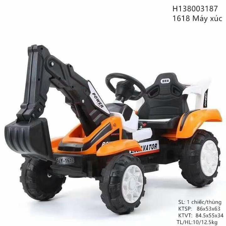 [siêu rẻ] XE CẦN CẨU ĐIỆN/ MÁY XÚC ĐIỆN CHO BÉ