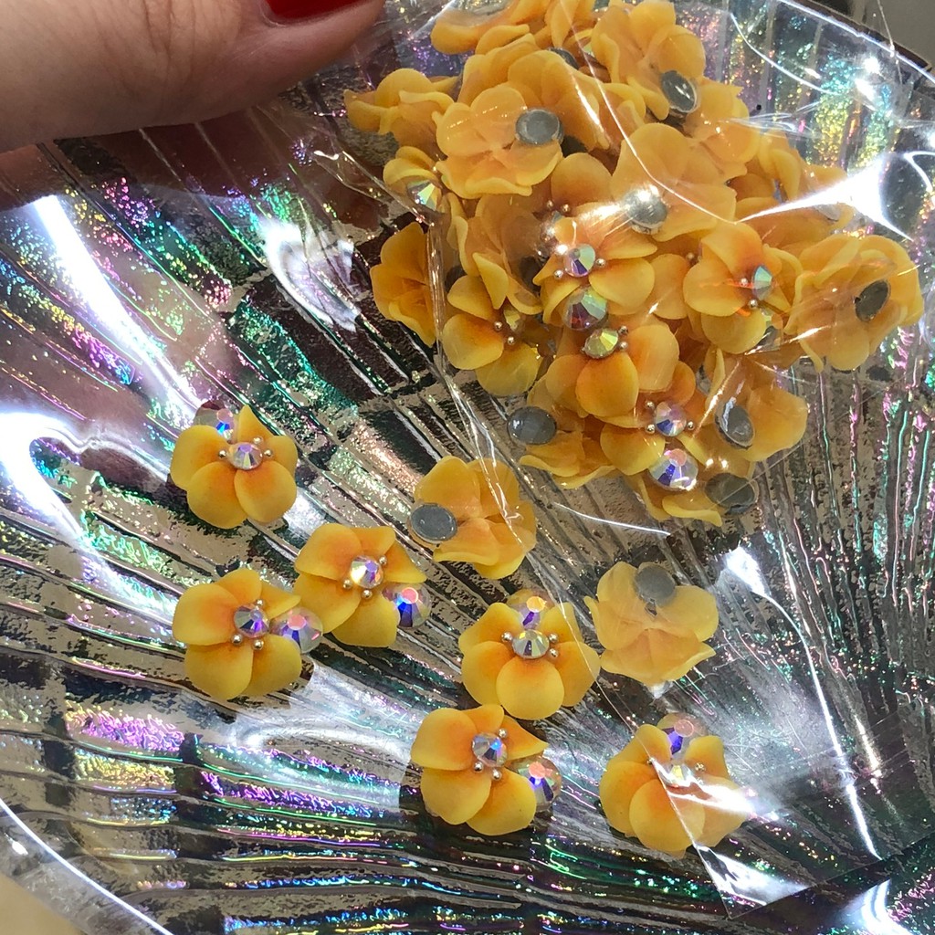 Phụ kiện nail- hoa bột- đậu ngậm đá