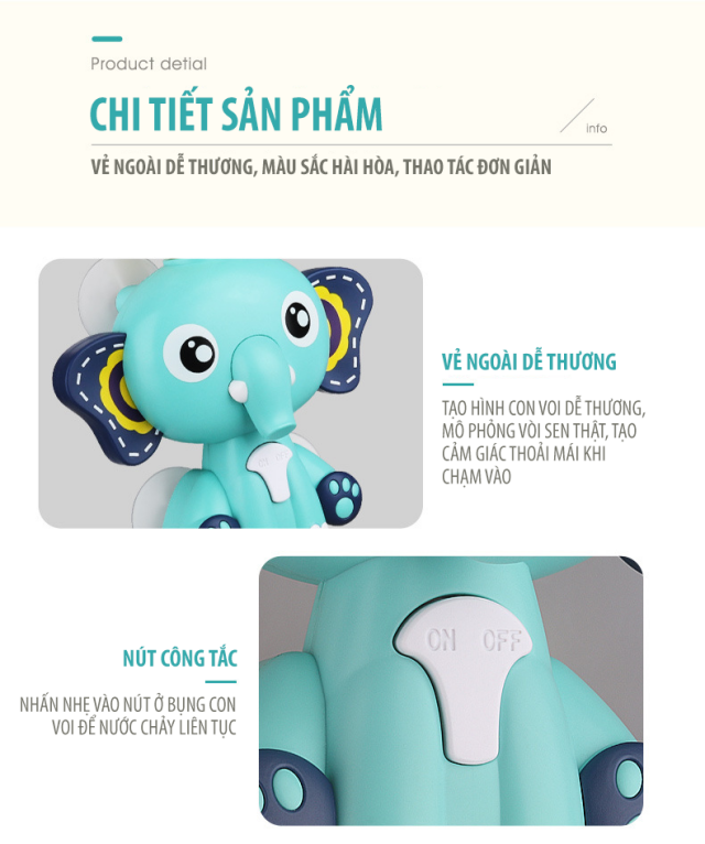 It Smart - Vòi Sen Con Voi GREEN MINT An Toàn Bé