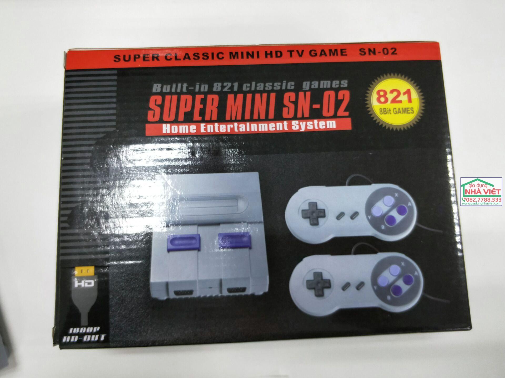 Máy chơi điện tử 4 nút Super Mini HDMI NES 821 trò chơi