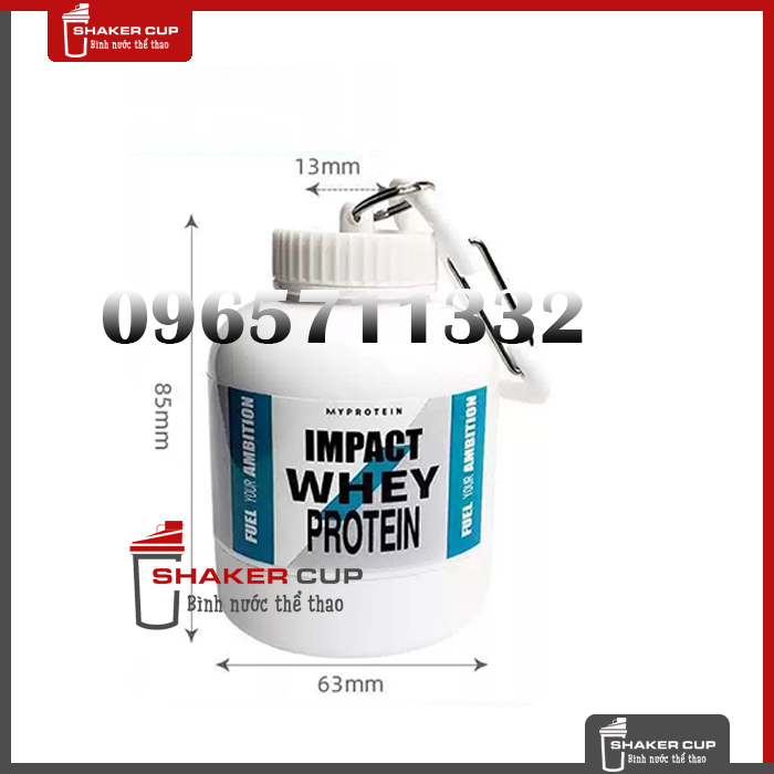 Hộp đựng bột whey, mass, bcaa Ishake Protein Funnel
