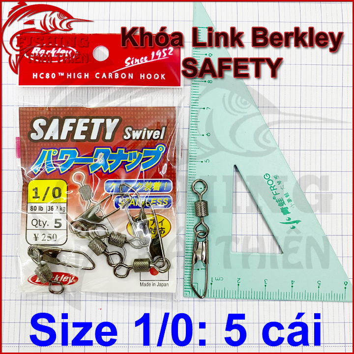 [HCM]Khóa link câu cá Berkley Safety