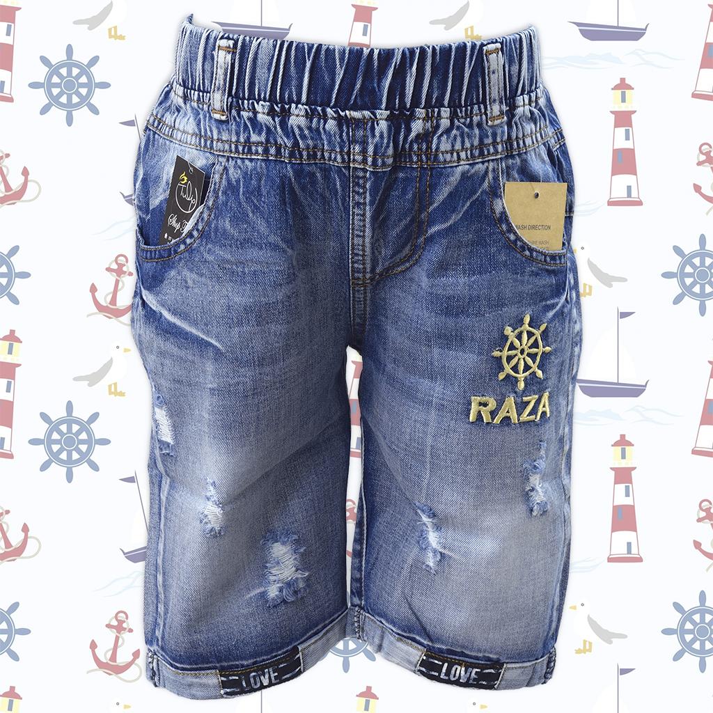 Quần short jean cho bé trai size đại