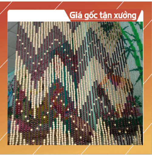 Rèm hạt gỗ nhiều kích thước /Màn treo cửa đi,cửa phòng ,mành trang trí phòng thờ