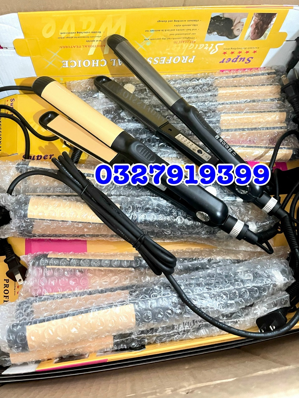 Professional 2in1 119 High-End Hair Straightener with 5 Temperature Levels 140-220 ° C, Non-Stick Ceramic Surface, Compact Design, Saves Time and Electricity, Protects Hair When Overloaded.
