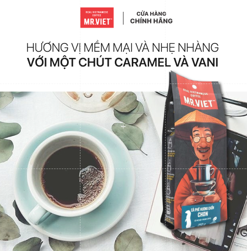 50 GÓI Cà phê Hương Chồn -  MR.VIET  (MR.VIET Chon - Ground Coffee)
