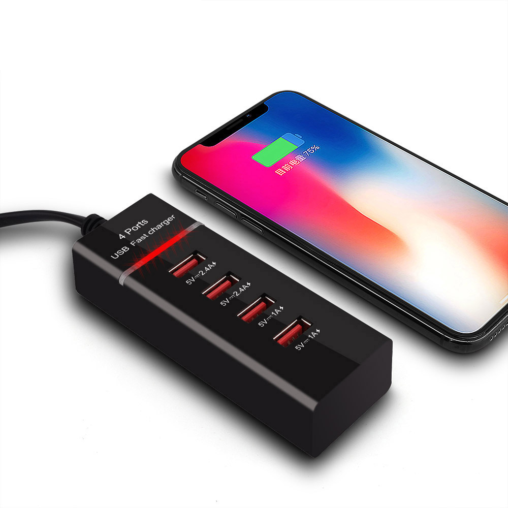 Ổ CẮM ĐIỆN SẠC ĐA NĂNG 4 CỔNG USB AAA
