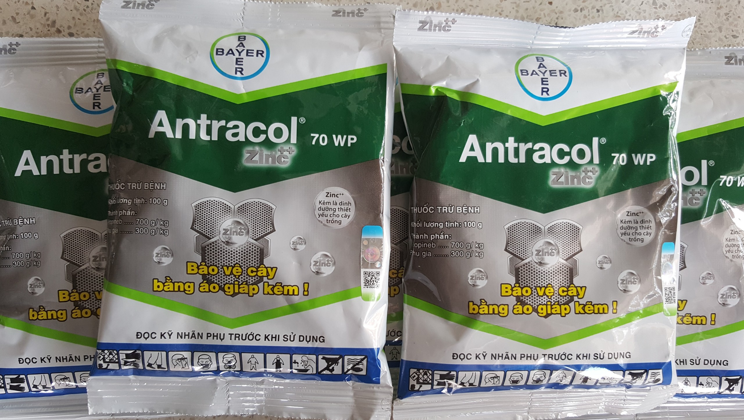 Thuốc trừ bệnh Antracol 70WP - Gói 100g