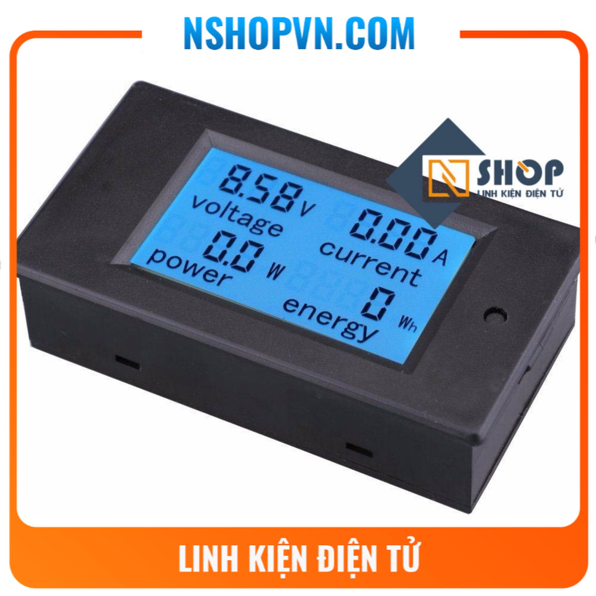 Đồng Hồ Đo Dòng Áp Công Suất Mức Năng Lượng DC 100A (KHÔNG KÈM TRỞ SHUNT)