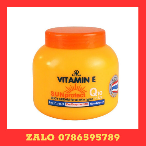 Kem Vitamin E Q10 Dưỡng ẩm Chống nắng Thái Lan