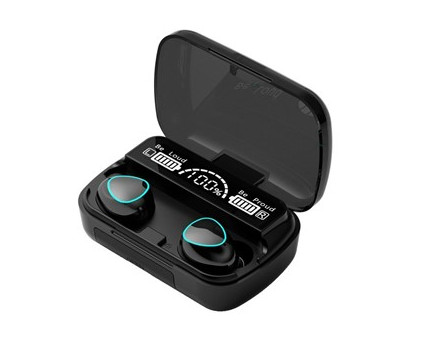 Tai nghe bluetooth M10 Pin Trâu 3500mAh Bản Quốc Tế Có Mic Đàm Thoại, Kháng Nước Bụi, âm thanh trung thực, đèn Led đẹp mắt, hộp sạc có màn hình