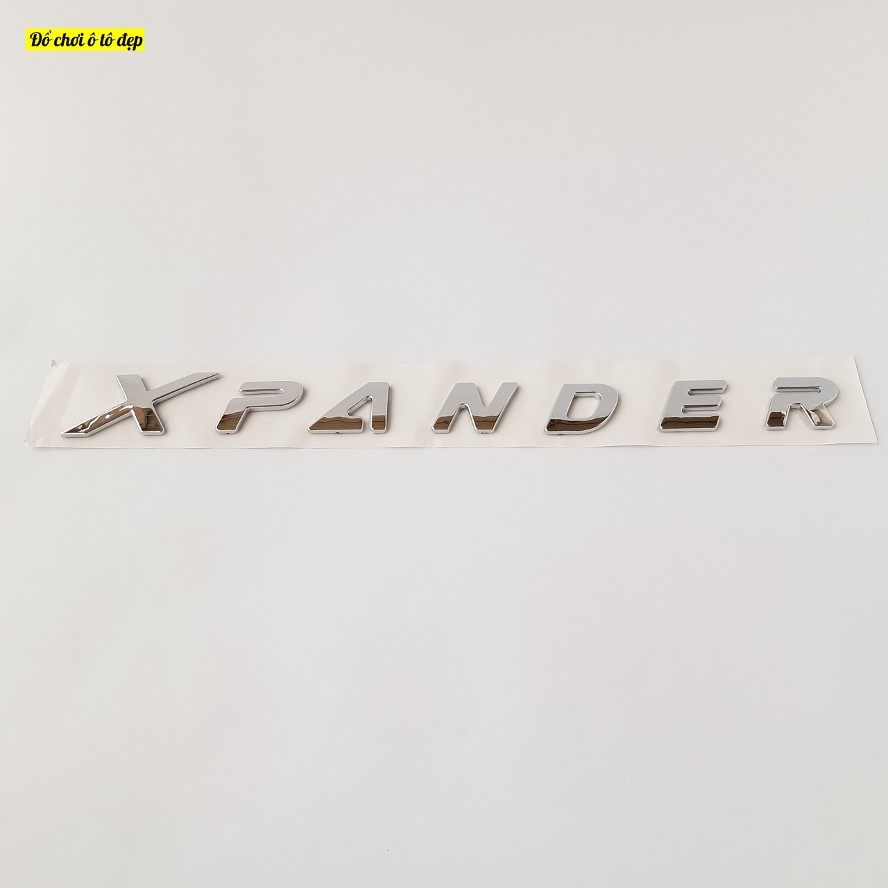 Tem Dán Chữ Nổi Xpander Màu Bạc Bóng