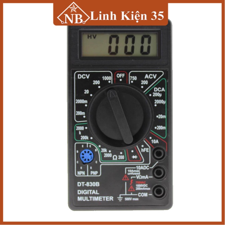 Đồng hồ DT830B DIGITAL MULTIMETER, đồng hồ đo điện vạn năng