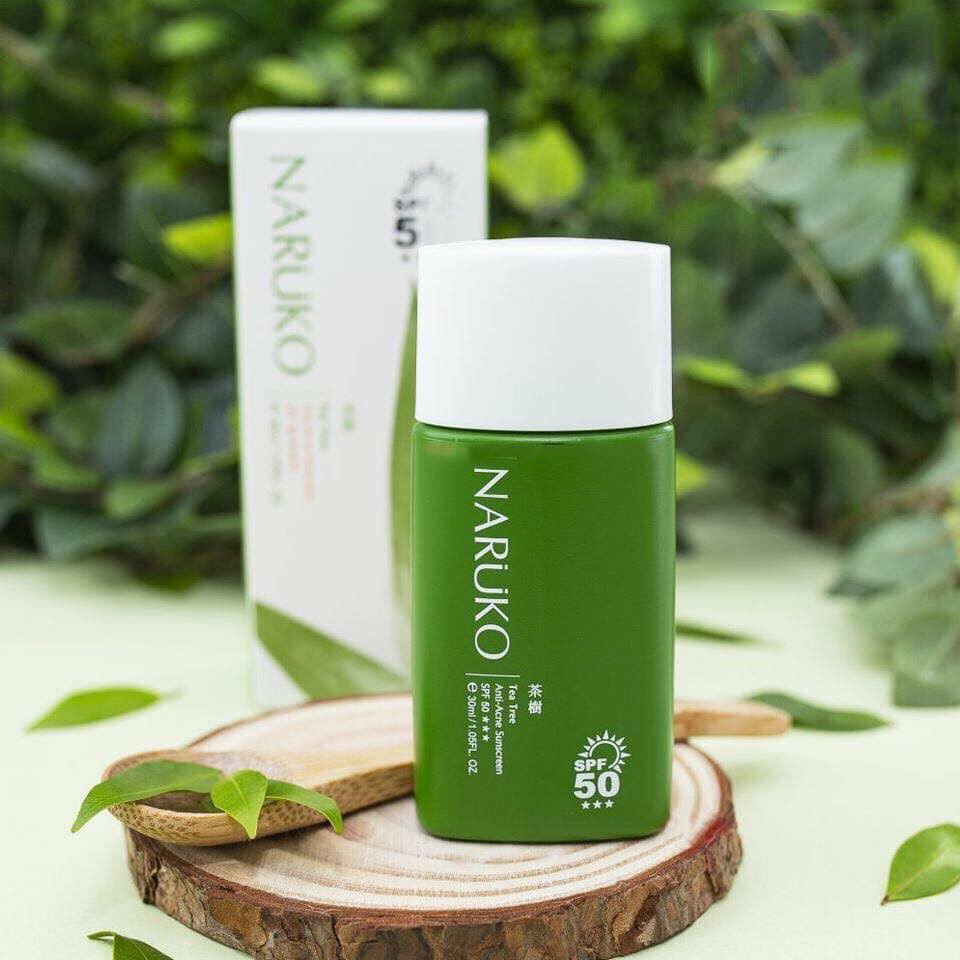 Kem Chống nắng Naruko Tea Tree Anti-Acne Sunscreen SPF50 30ml