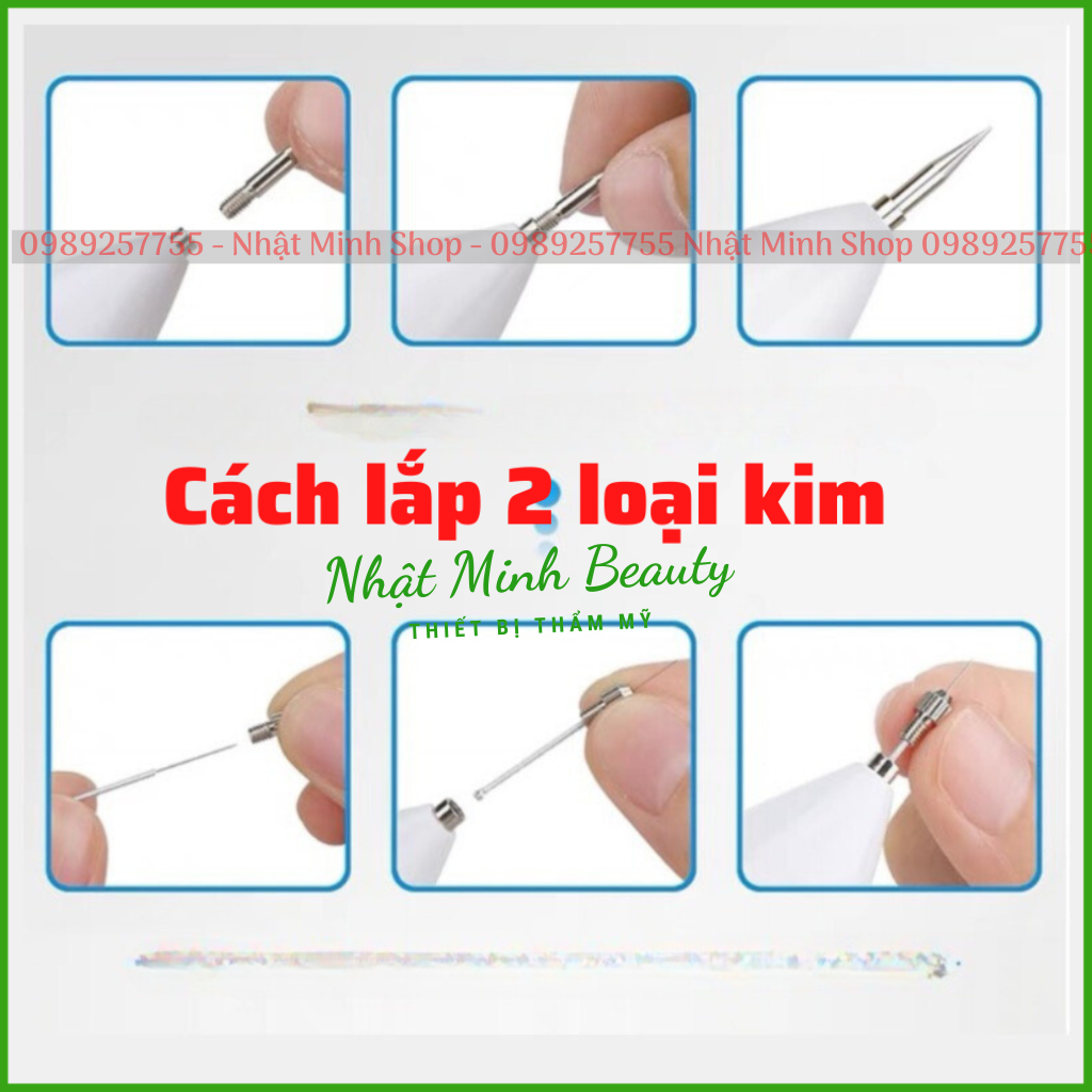 Máy đốt nốt ruồi 9 cấp, đốt hôi nách, mụn thịt có đèn pin