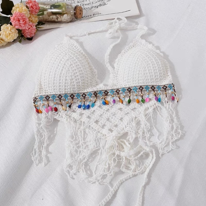 ️43-bộ bơi ren qc, set bikini ren móc hàng quảng châu