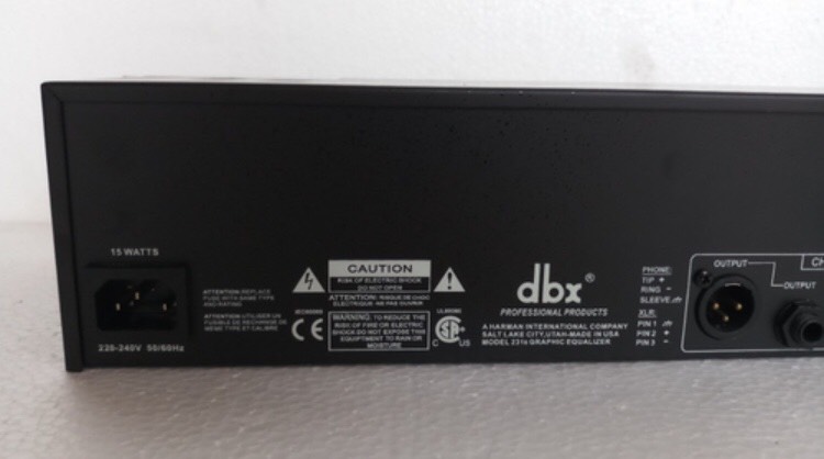 lọc xì equalizer cao cấp DBX 231S