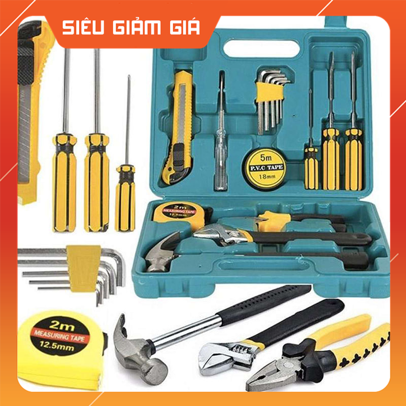 dụng cụ sửa chữa đa năng-dụng cụ sửa chữa cầm tay-bo dung cu sua chua-Bộ dụng cụ sửa chữa đa năng cao cấp 16 món - bộ dụng cụ sửa chữa xe máy ô tô đa năng - bộ đồ nghề sửa chữa