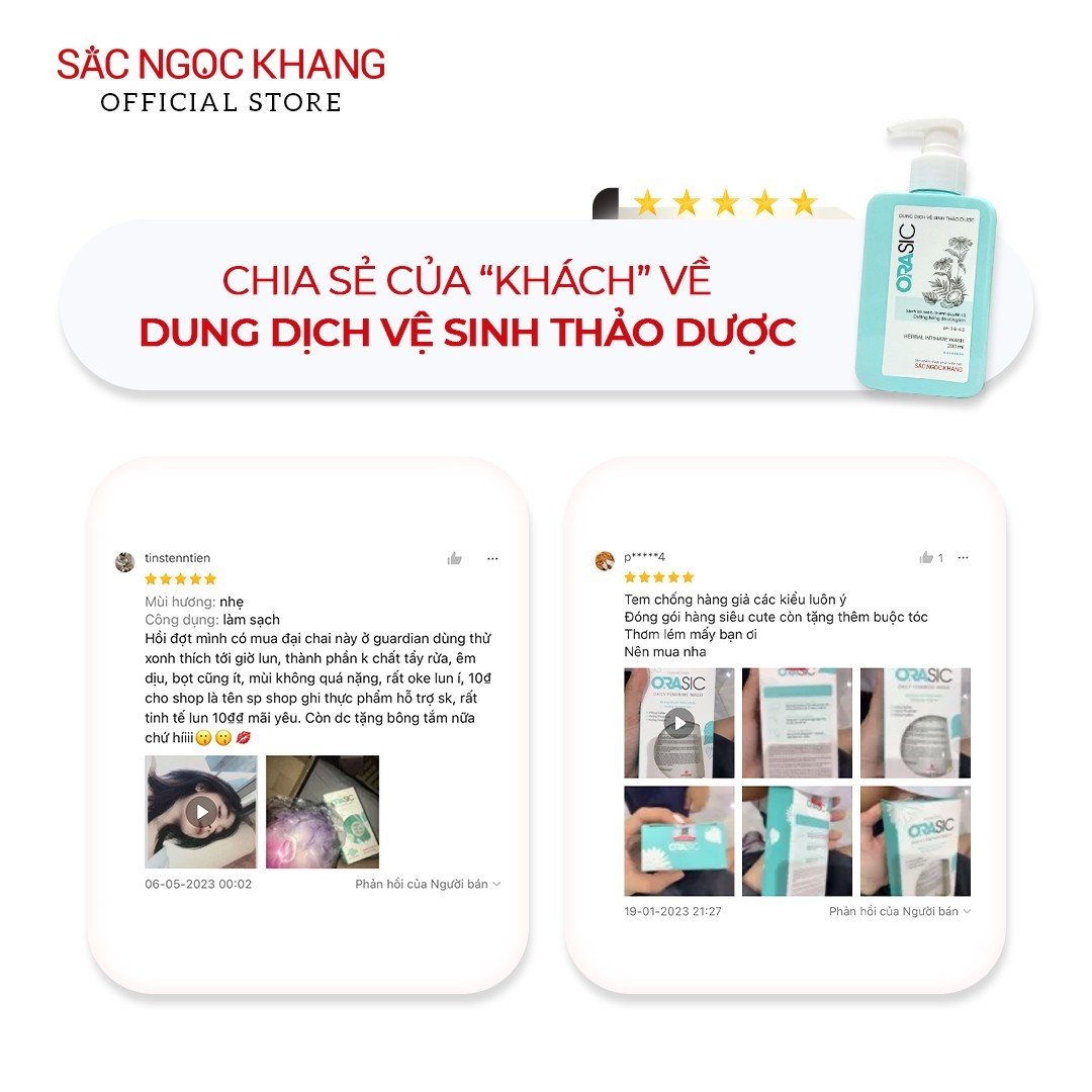 Dung dịch vệ sinh hằng ngày Orasic thảo dược - Hỗ trợ làm sạch, làm sáng, khử mùi