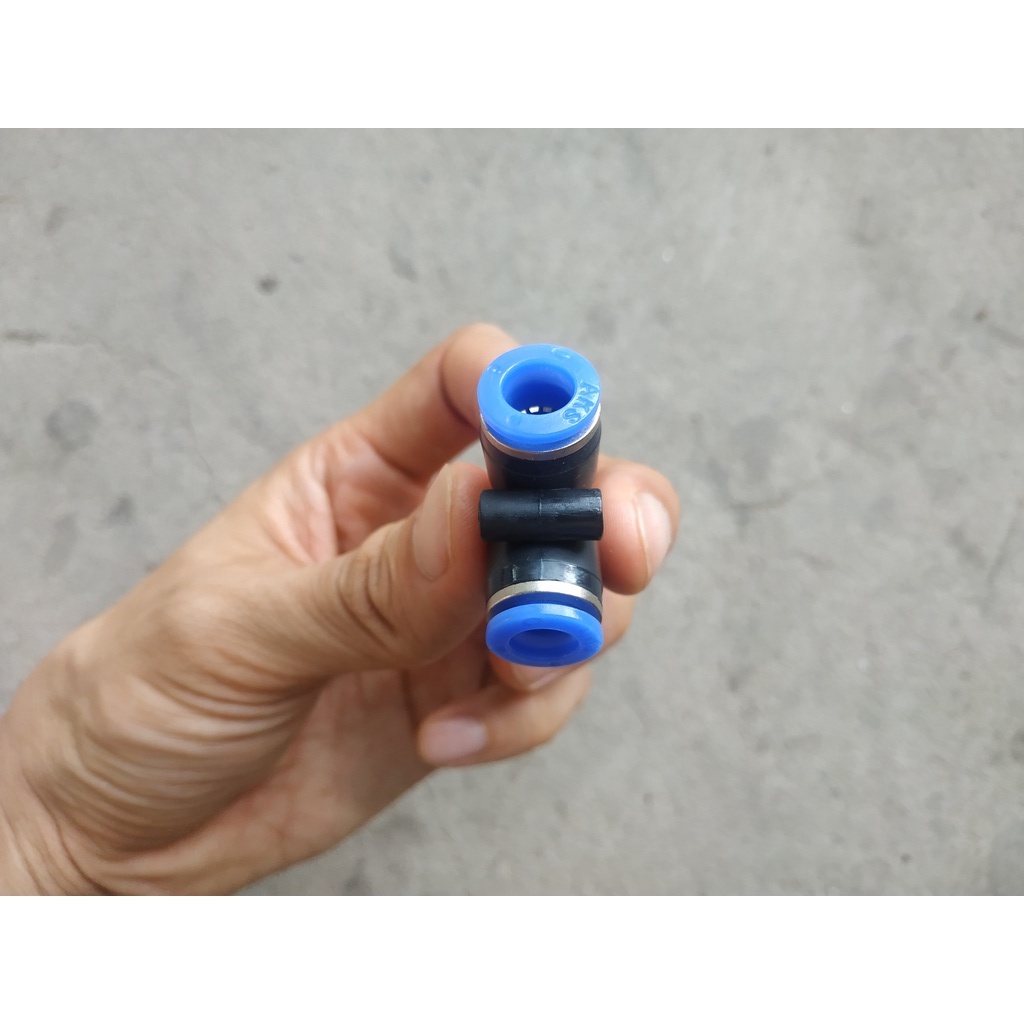 Stainless steel tee pipe 8mm 8mm 8mm spray pipe irrigation system pneumatic