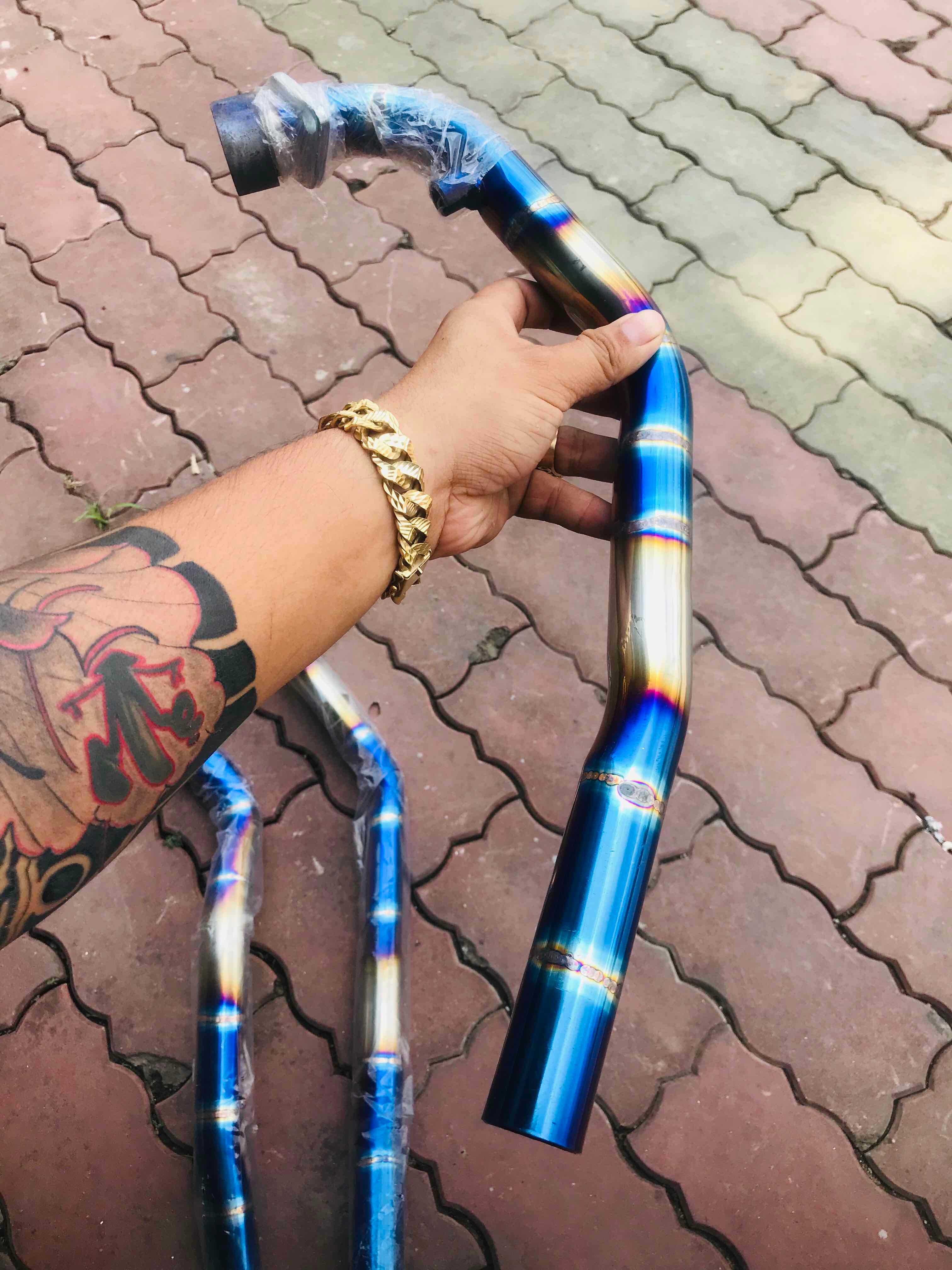 cổ pô titan gắn xe sirius