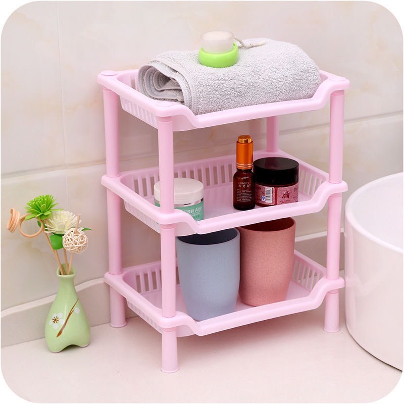 Kệ 3 tầng chữ nhật nhựa mini