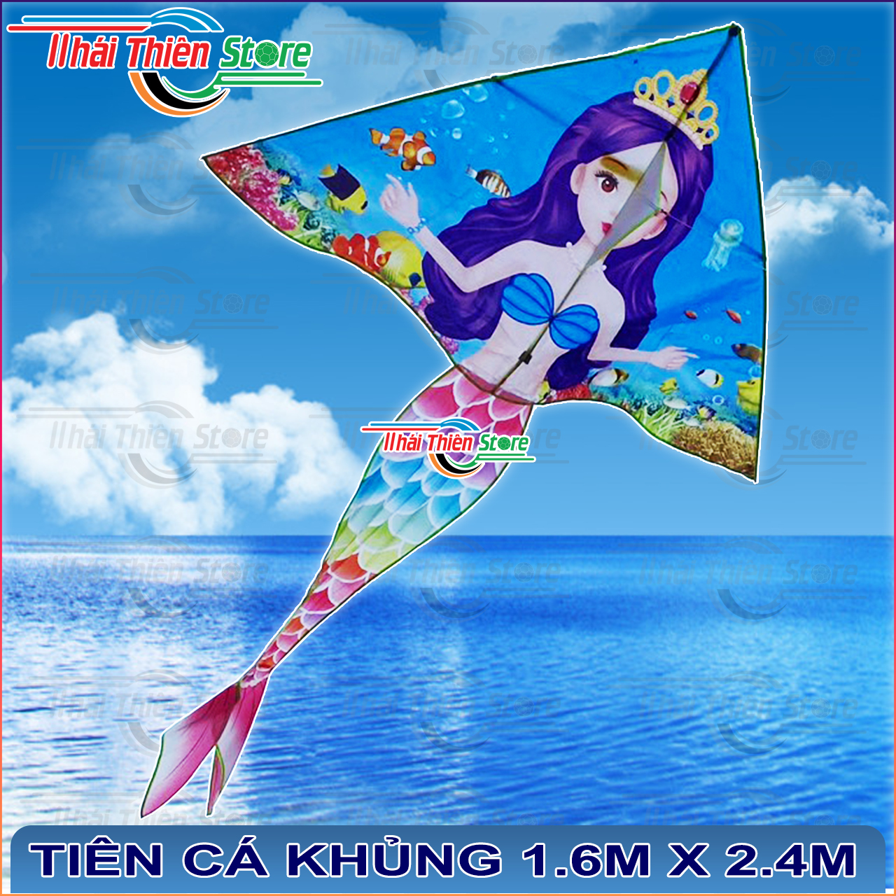 Diều Nàng Tiên Cá Khổng Lồ
