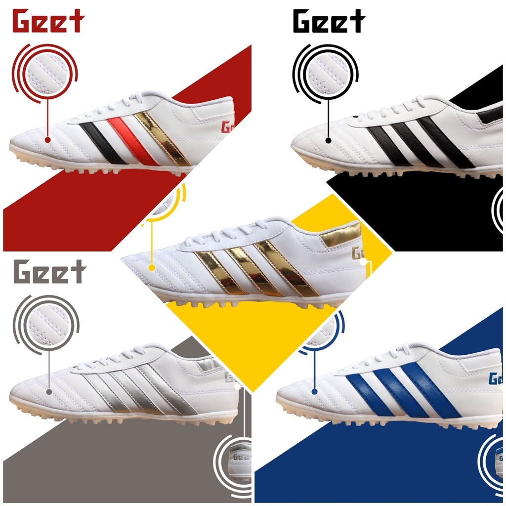 ▫⊕⊕ [Chính Hãng ☑️] Giày bóng đá 3 Sọc Geet size 36 đến 43