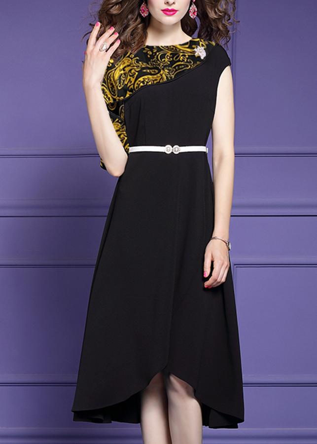 [HCM][shoppro-shaped real] dress streetwear middle-aged dress nice middle-age dress maxi beach dress fanned middle-aged tuôi 40 skirt dress middle age dress for the middle-age age dress fanned in motifs pattern luxury 3212