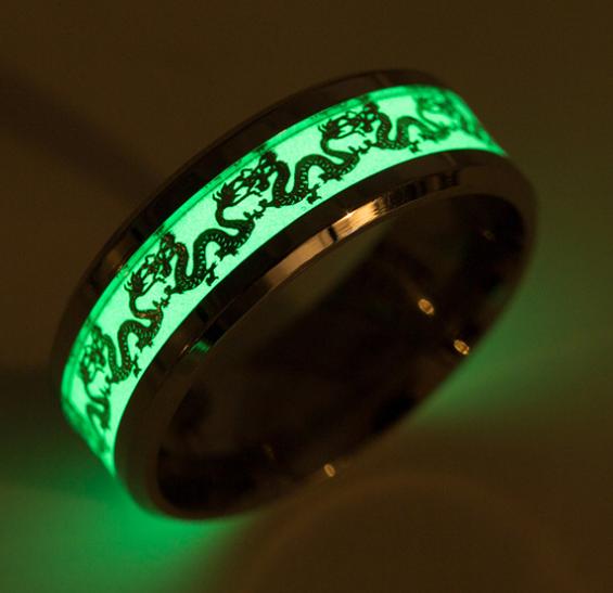 Nhẫn Rồng Bay Dạ Quang Phát Sáng Trong Đêm RBDQRONGBAY