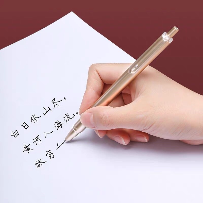 Bút máy bấm đầu ngòi 0.38mm