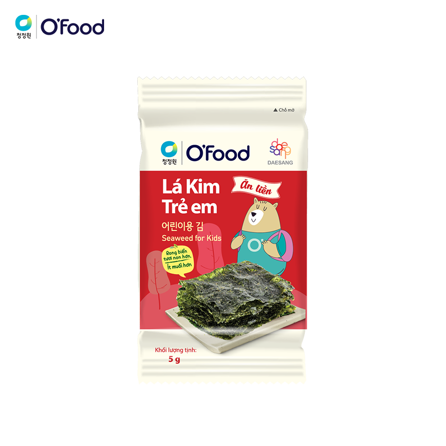 Lá kim ăn liền O'food dành riêng cho trẻ em lốc 3 gói - Hình ảnh 7