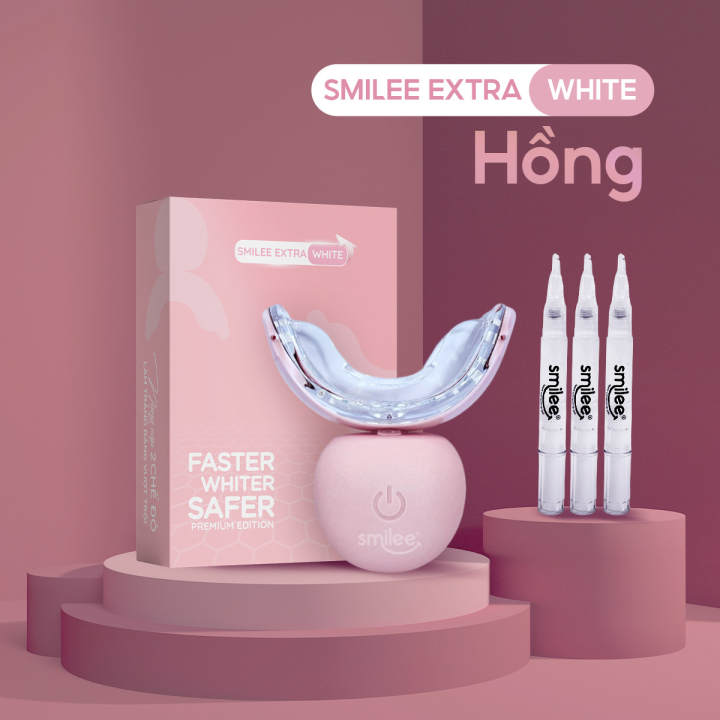 Trắng răng Smilee Extra, trắng răng từ 3-6 tone giúp hơi thở thơm mát tự tin