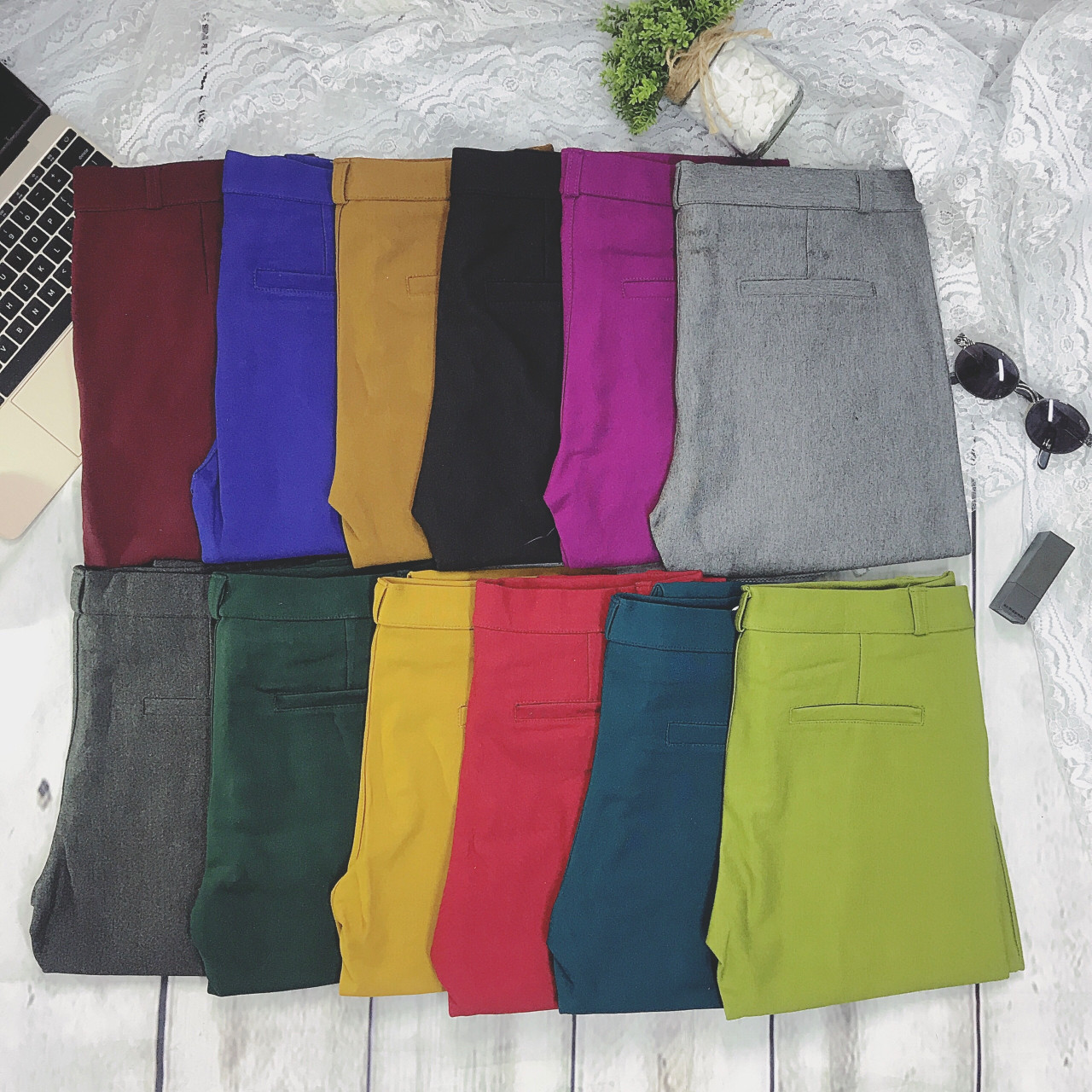 [HCM]Quần cotton dây kéo dài size trung hot